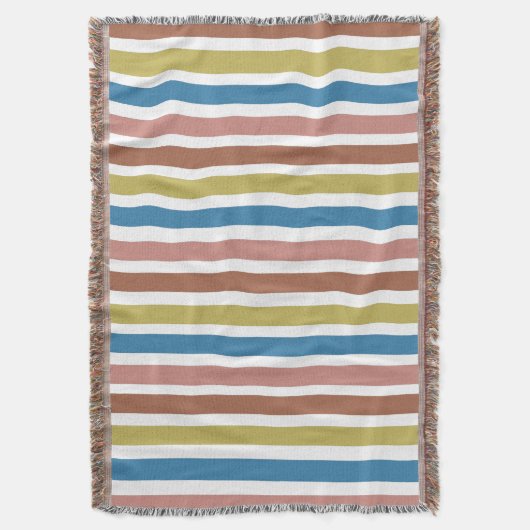 Gestreepte lijnen deken (Voorkant Verticaal)