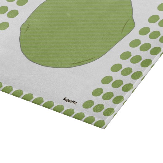 Gestreepte Limoen Snijplank (Hoek)