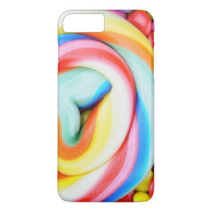 Gestreepte lipop en veelkleurige moerassen Case-Mate iPhone case