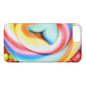 Gestreepte lipop en veelkleurige moerassen Case-Mate iPhone case (Achterkant (Horizontaal))