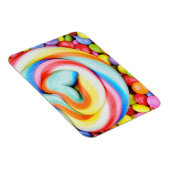 Gestreepte lipop en veelkleurige moerassen magneet (Rechterzijde)