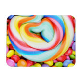 Gestreepte lipop en veelkleurige moerassen magneet (Horizontaal)