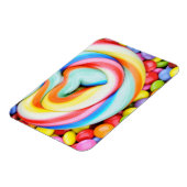 Gestreepte lipop en veelkleurige moerassen magneet (Linkerzijde)