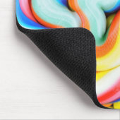 Gestreepte lipop en veelkleurige moerassen muismat (Hoek)