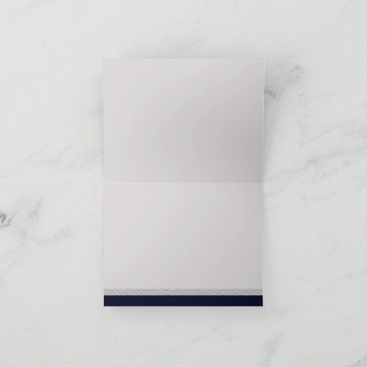 Gestreepte marine en de Grijze Tijdgenoot van de Bedankkaart (Binnen)