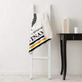 Gestreepte meneer en mevrouw Anchor Familienaam Sherpa Deken (In situ)