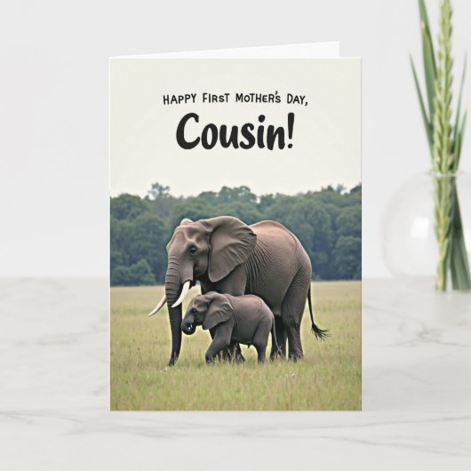 Gestreepte Moeder Liefde Kaart (Voorkant)