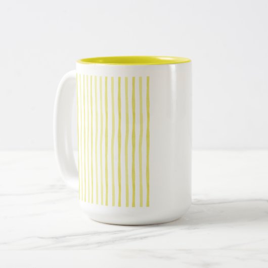 gestreepte Mok (Voorkant links)