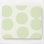 gestreepte mousepad met cirkelvormig patroon muismat (Voorkant)