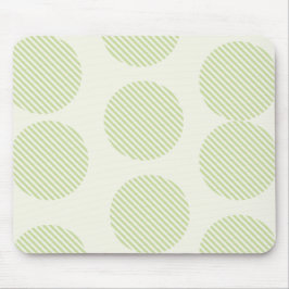 gestreepte mousepad met cirkelvormig patroon muismat