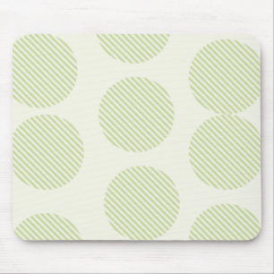 gestreepte mousepad met cirkelvormig patroon muismat