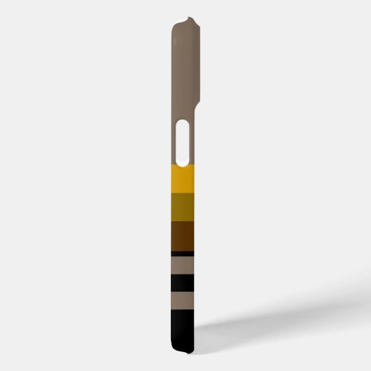 Gestreepte naam initialen Case-Mate iPhone case (Achterkant / Rechts)