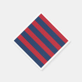 Gestreepte nautische marinier servet (Hoek)