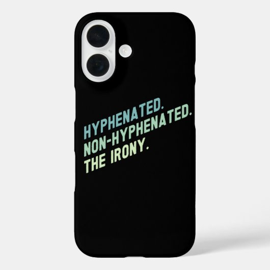 Gestreepte Niet-gestreepte De Ironie Grappige Quot Case-Mate iPhone Case (Achterkant)