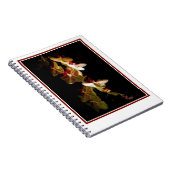 Gestreepte orchideeën notitieboek (Rechterzijde)