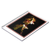 Gestreepte orchideeën notitieboek (Linkerzijde)