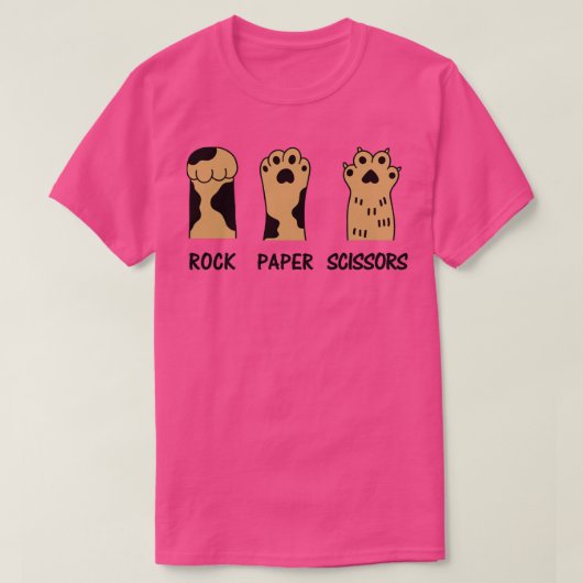 Gestreepte papierschaar, grappige kat1 t-shirt (Design voorkant)