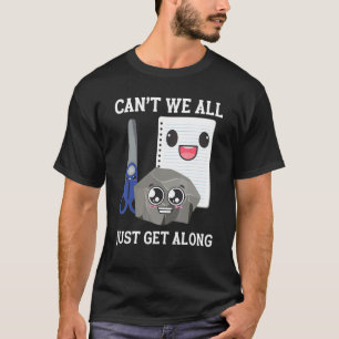 Gestreepte papierscharen kunnen we niet allemaal g t-shirt