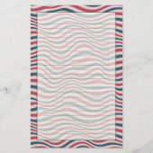 Gestreepte patroon 2 briefpapier (Voorkant)