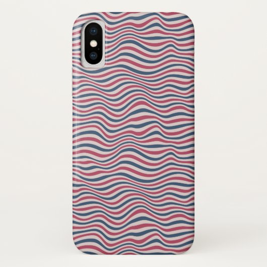 Gestreepte patroon 2 Case-Mate iPhone case (Achterkant)