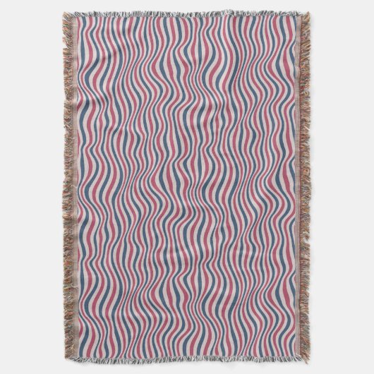 Gestreepte patroon 2 deken (Voorkant Verticaal)