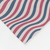 Gestreepte patroon 2 fleece deken (Hoek)