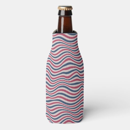 Gestreepte patroon 2 flesjeskoeler (Fles Voorkant)