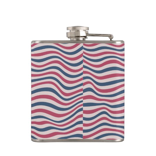 Gestreepte patroon 2 heupfles (Achterkant)