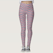 Gestreepte patroon 2 leggings (Voorkant)