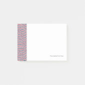 Gestreepte patroon 2 post-it® notes (Voorkant)