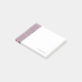 Gestreepte patroon 2 post-it® notes (Schuin)