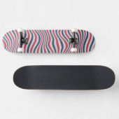 Gestreepte patroon 2 skateboard (Horizontaal)