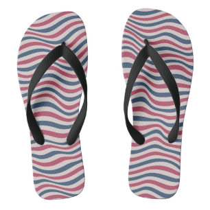 Gestreepte patroon 2 teenslippers