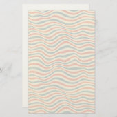 Gestreepte patroon briefpapier (Voorkant / Achterkant)