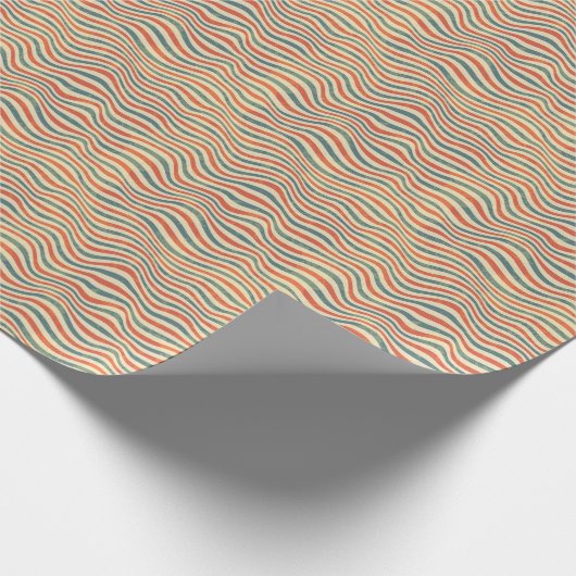 Gestreepte patroon cadeaupapier (Hoek)