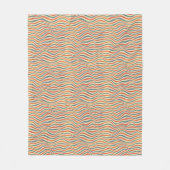 Gestreepte patroon fleece deken (Voorkant)