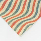 Gestreepte patroon fleece deken (Hoek)