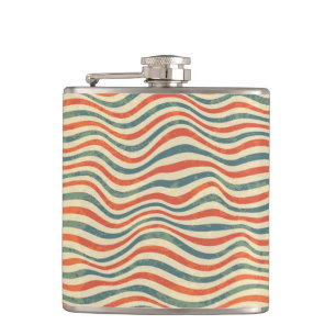 Gestreepte patroon heupfles