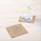 Gestreepte patroon kartonnen onderzetters (Insitu)