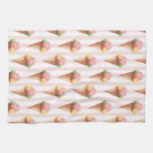 Gestreepte patroon met ijs theedoek (Horizontaal)