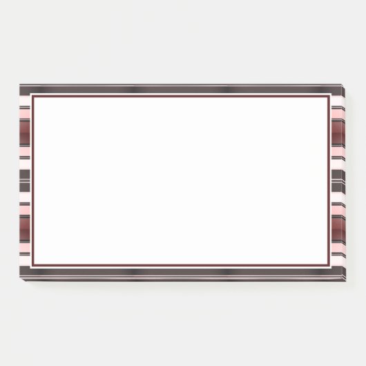 Gestreepte patroon post-it® notes (Voorkant)