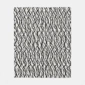 Gestreepte patroondeken fleece deken (Voorkant)