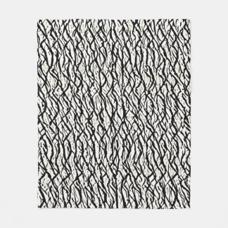 Gestreepte patroondeken fleece deken