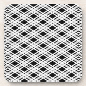 Gestreepte patroonplaat drankjes onderzetter (Voorkant)