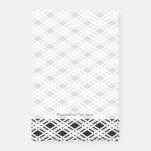 Gestreepte patroonplaat post-it® notes (Voorkant)