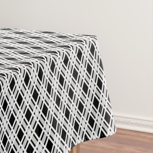 Gestreepte patroonplaat tafelkleed (Voorbeeld)