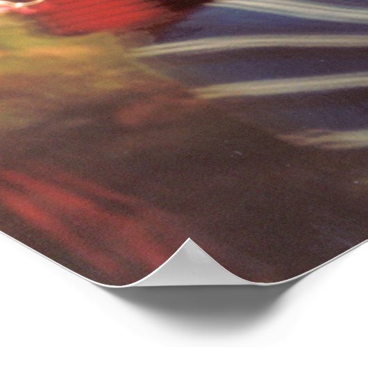 Gestreepte Pet Poster (Hoek)