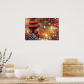 Gestreepte Pet Poster (Keuken)