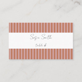 Gestreepte Plaatskaartje