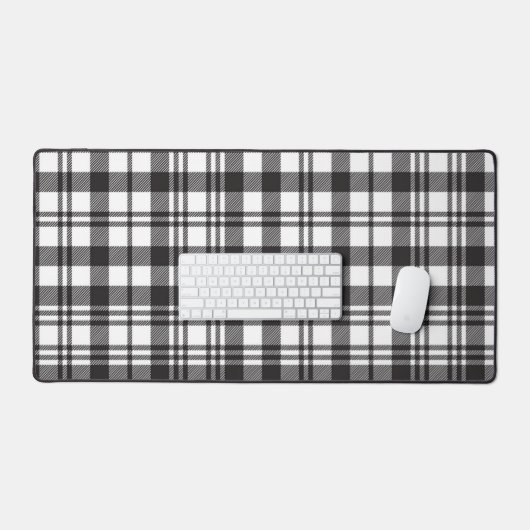 Gestreepte Plaid Patroon | Geruite Ontwerp Bureaumat (Keyboard & Muis)